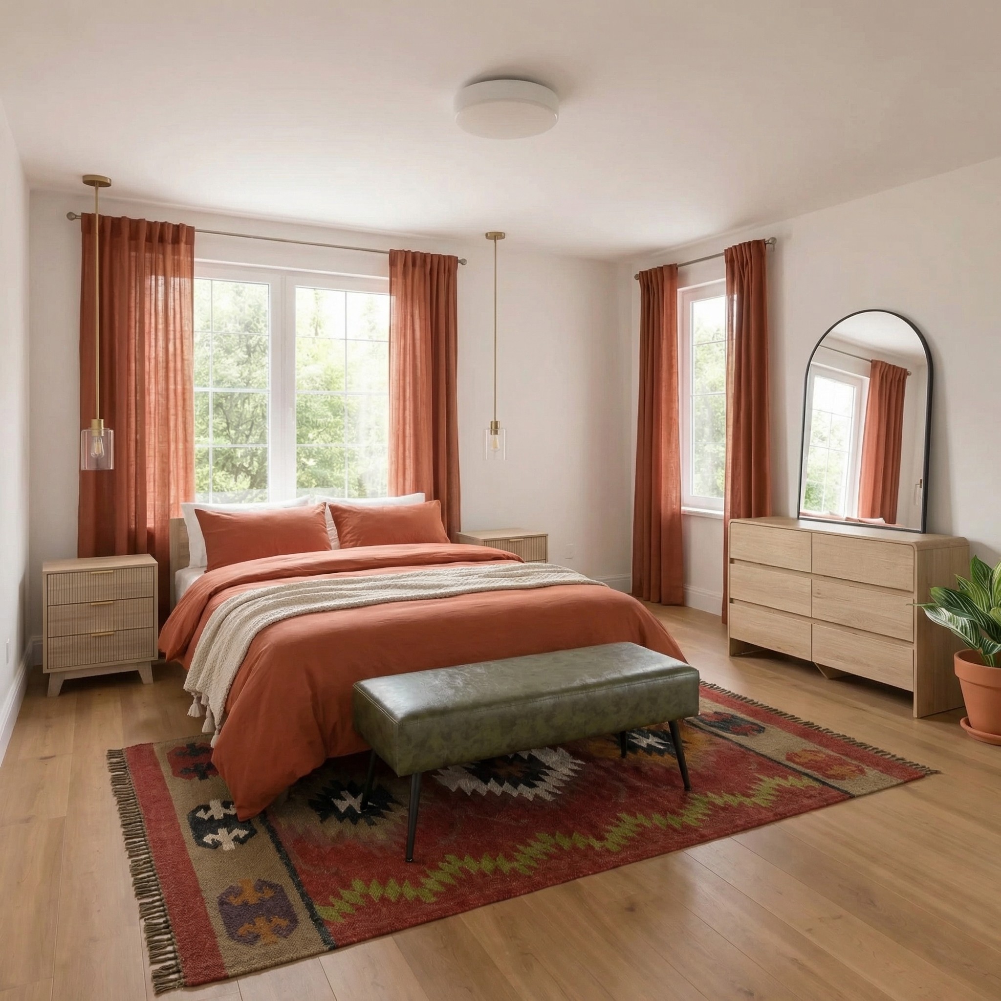 Mediterranean bedroom makeover